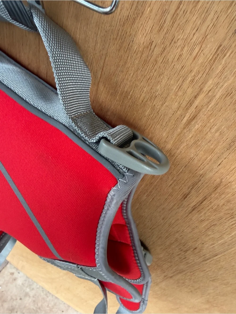 Vivaglory Large Dog Life Jacket Red Neoprene Sports Flotation Safety Vest L